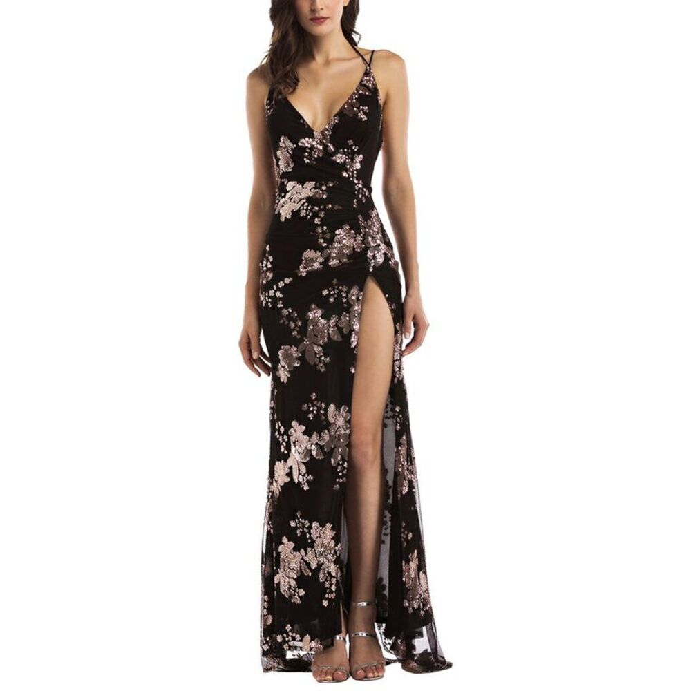 Amina Glam Womens  Maxi Dress